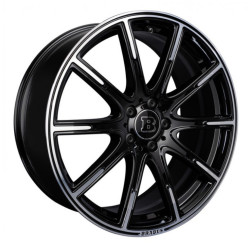 BRABUS MONOBLOCK Z NOIR BRILLANT FULL FACE POLI SUR 22 POUCES