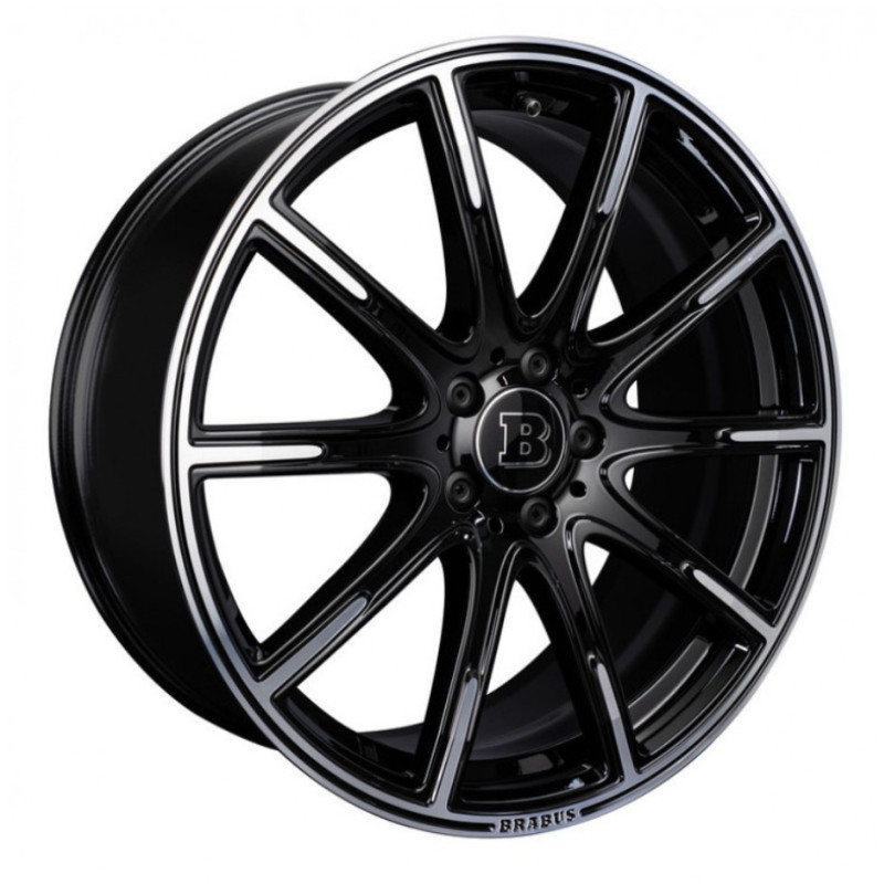 BRABUS MONOBLOCK Z NOIR BRILLANT FULL FACE POLI SUR 22 POUCES BRABUS MONOBLOCK Z NOIR BRILLANT FULL FACE POLI SUR 22 POUCES